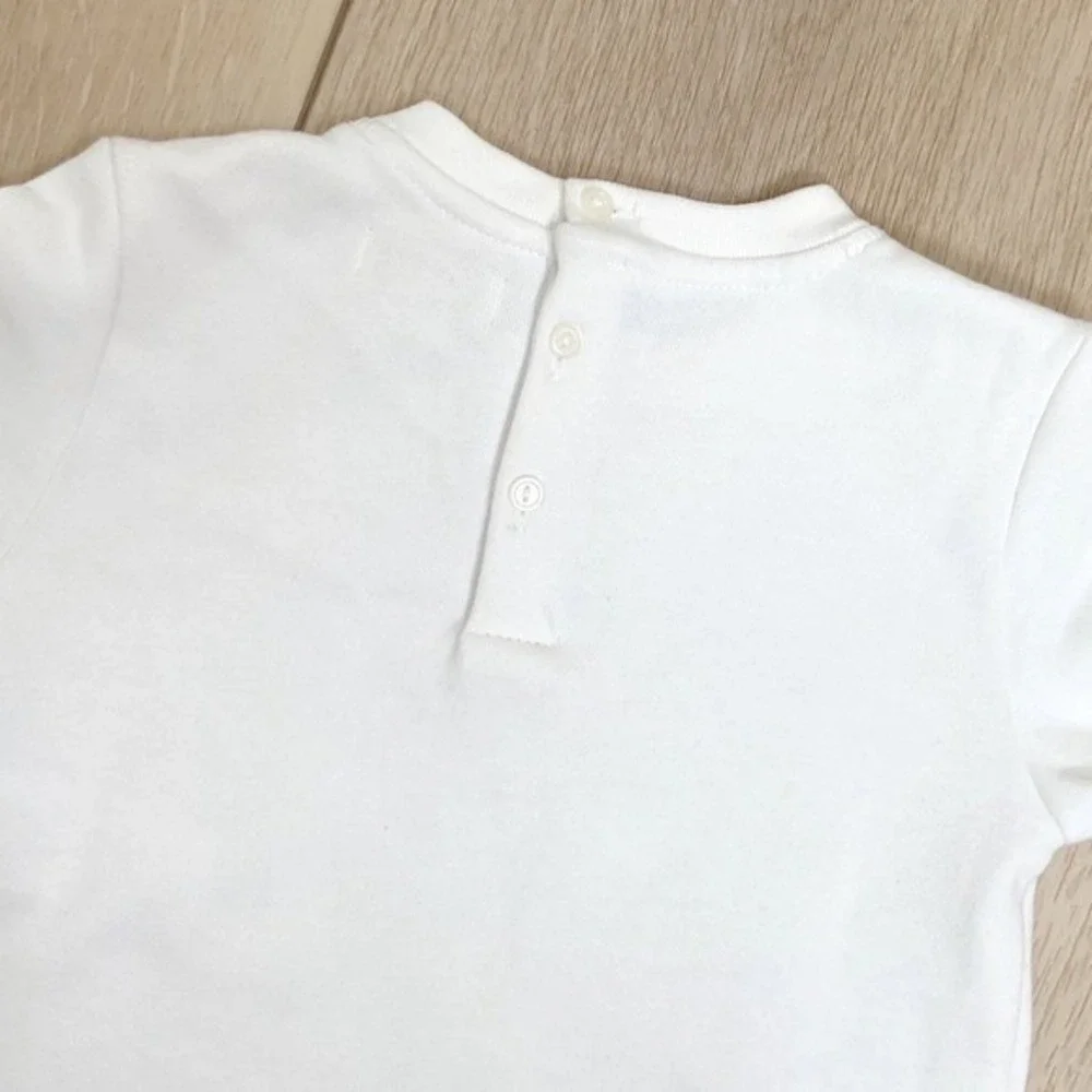 Ralph‎ Lauren Baby 24M White Keep It Cozy Pajama Sleepsuit Romper